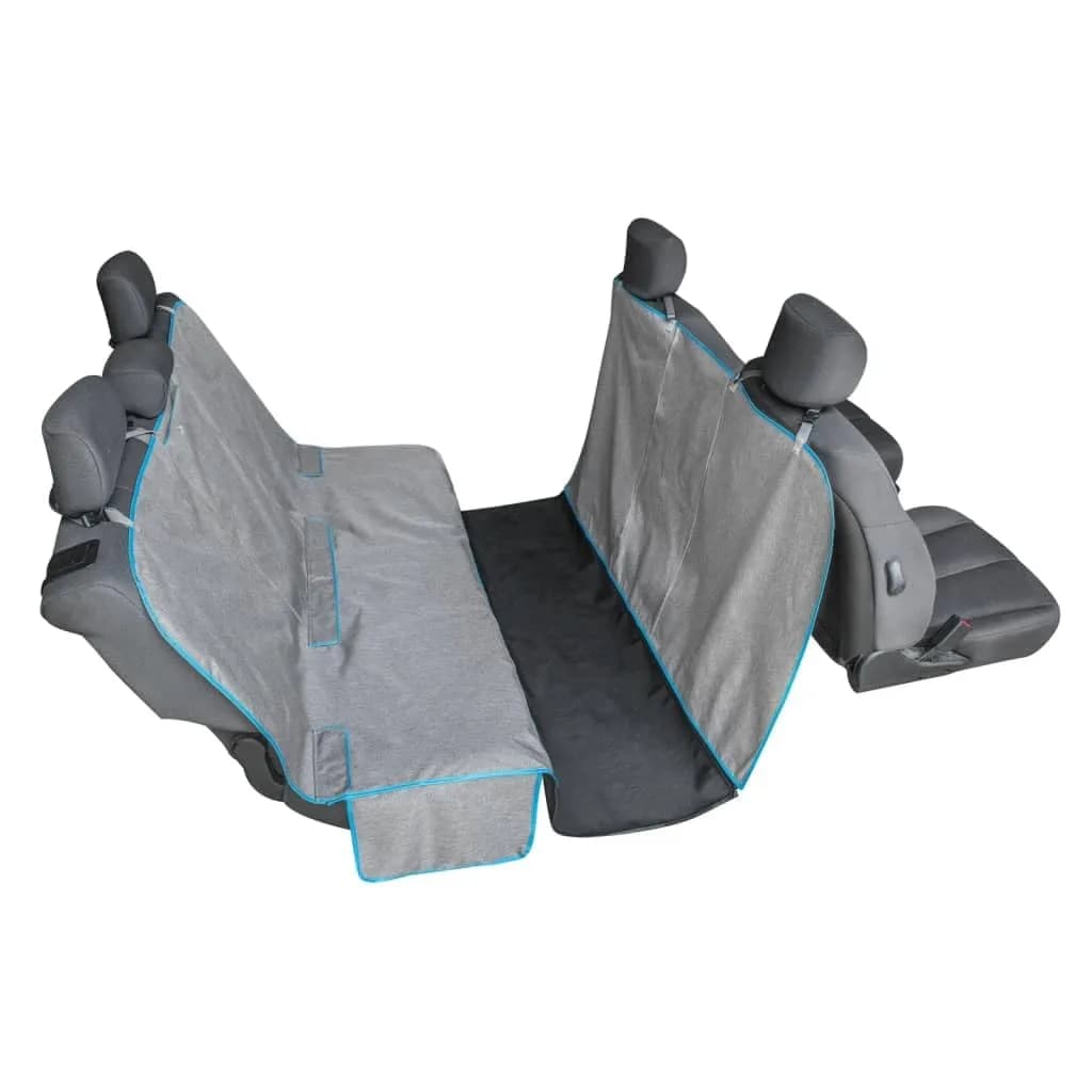 Kurgo Coast to Coast Hammock, Heather Grey, 55" Wide | Waterproof Car Seat Cover for Dogs — Heather Charcoal Grey