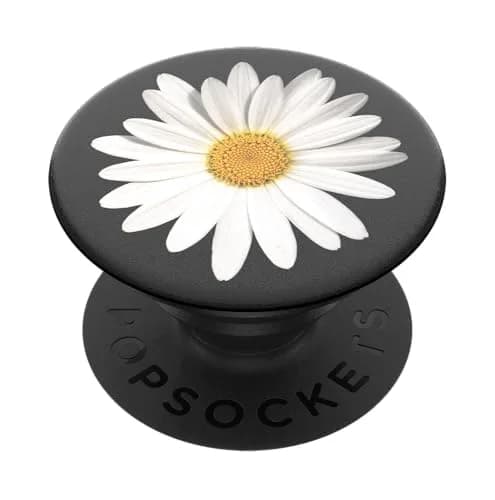 PopSockets Adhesive Phone Grip, Holder- White Daisy | Floral, Secure, Swappable thumbnail 1