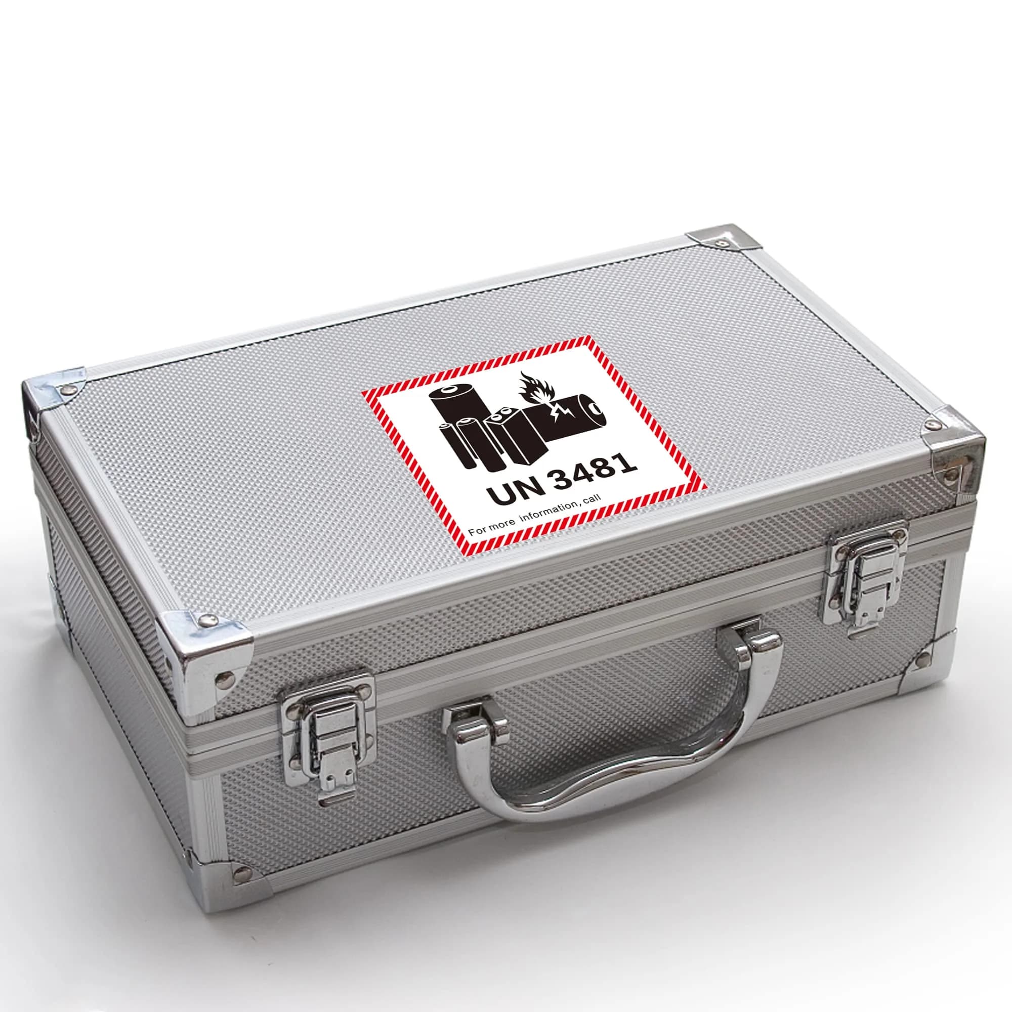 HYBSK Lithium Ion Battery Transport Caution Warning Labels 4.7" x 4.3" (50 pcs) | UN3481 Compliance - view 6