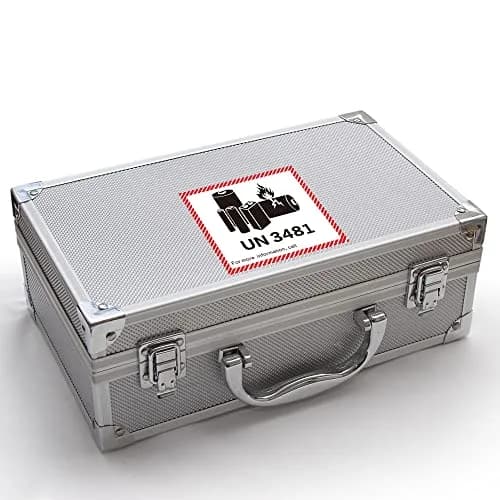 HYBSK Lithium Ion Battery Transport Caution Warning Labels 4.7" x 4.3" (50 pcs) | UN3481 Compliance thumbnail 6