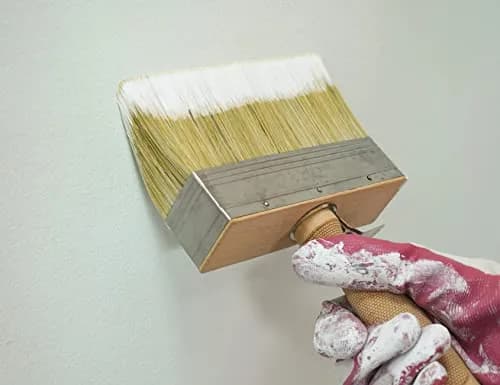 ROLLINGDOG 5.5" Deck Stain Limewash Brush | 14cm Wide Imitation Bristle for Walls, Decks, Fences thumbnail 5