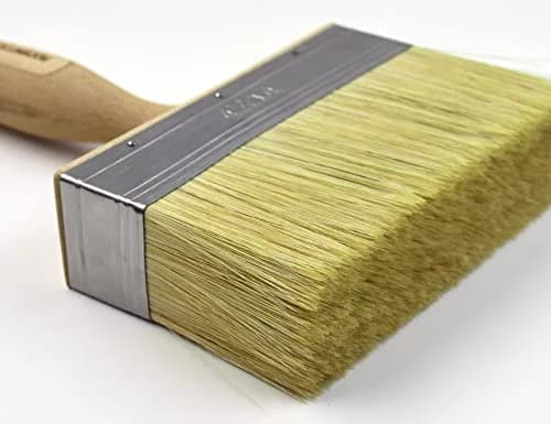 ROLLINGDOG 5.5" Deck Stain Limewash Brush | 14cm Wide Imitation Bristle for Walls, Decks, Fences thumbnail 7