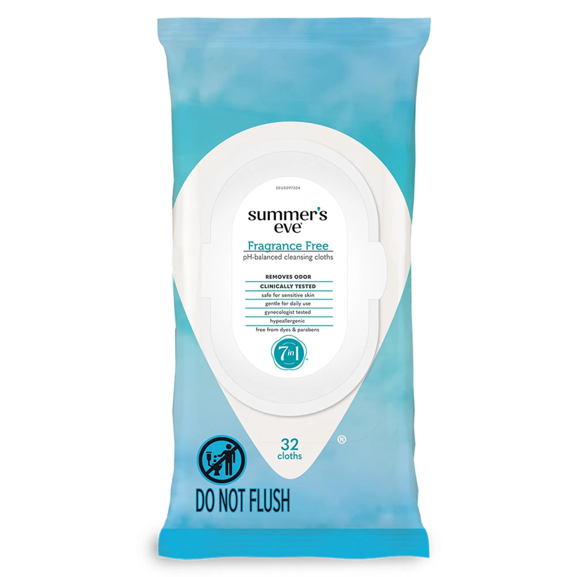Summer's Eve Fragrance Free Feminine Wipes | Gentle pH-Balanced Cleansing for Sensitive Skin (70-120 chars)