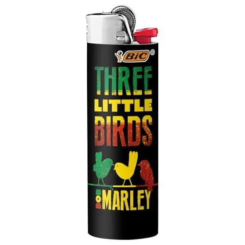 BIC Maxi Pocket Lighter, Bob Marley Collection, 8 Count | Long-lasting, Assorted Designs, Child-Resistant thumbnail 4