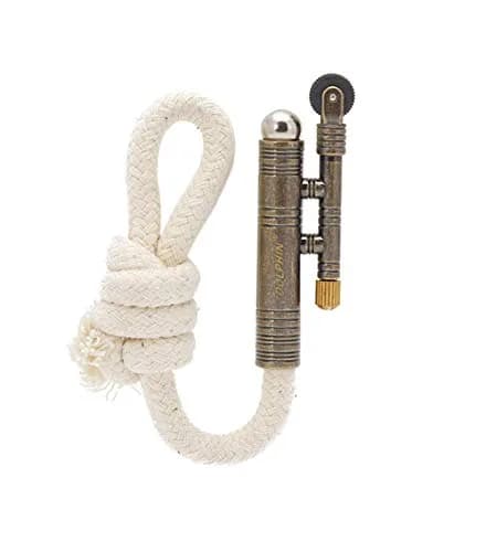 Ambrogio.L Vintage Rope Lighter No Flame Windproof Camping Outdoors | WWII Covert Metal thumbnail 1