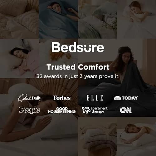 Bedsure Queen Sheet Set - 4 Pieces Soft, Breathable, Cooling Bed Sheets thumbnail 6