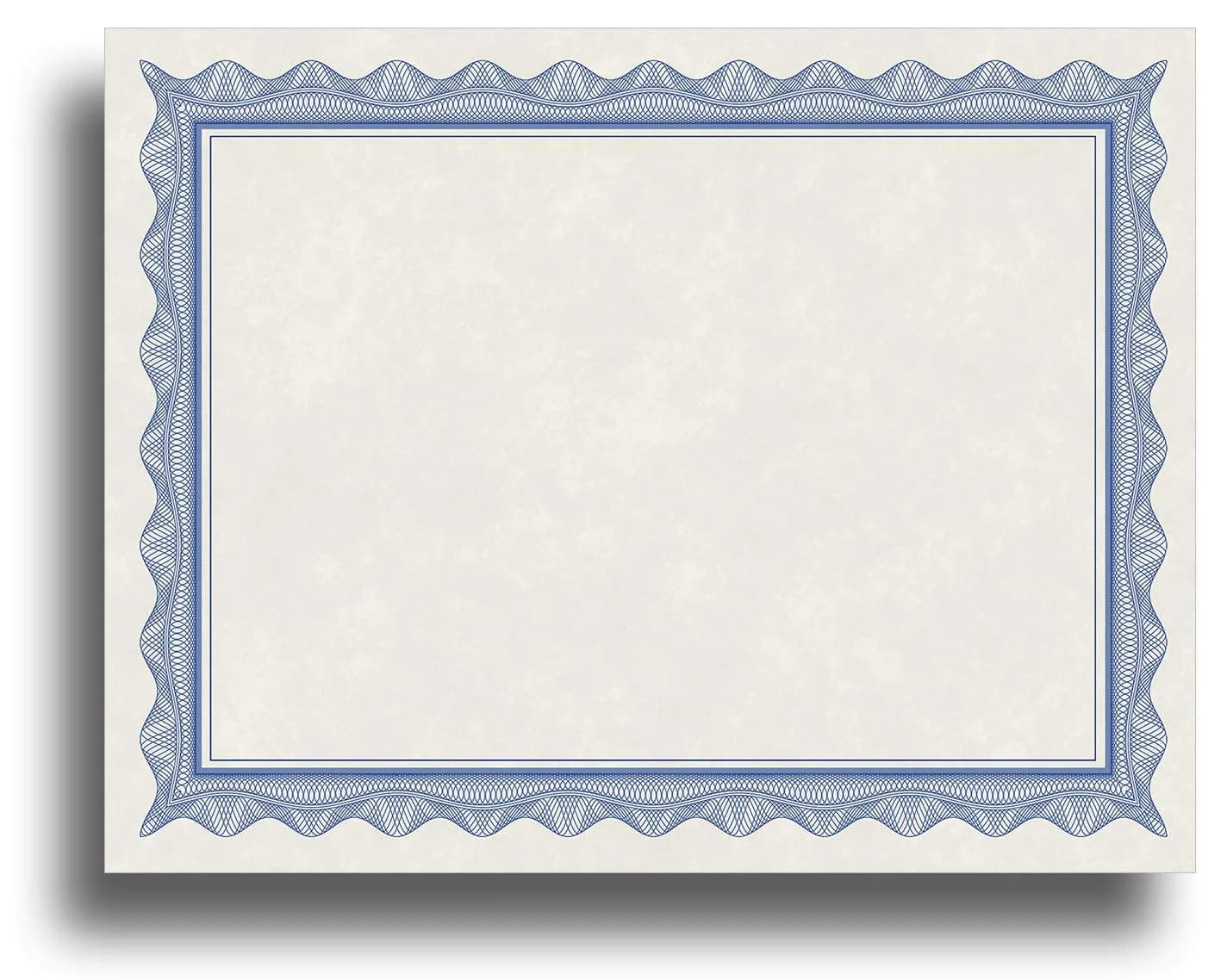 Desktop Publishing Supplies Blue Writing Paper 8 1/2" x 11" | Premium Parchment Award Certificate (80lb, 25 Sheets)