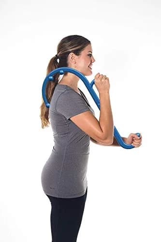 LiBa Deep Tissue Back Neck Massager Theracane with Trigger Point Tool for Pain Relief, Full Body Muscle Knots, 36.8cm (14.5") thumbnail 9