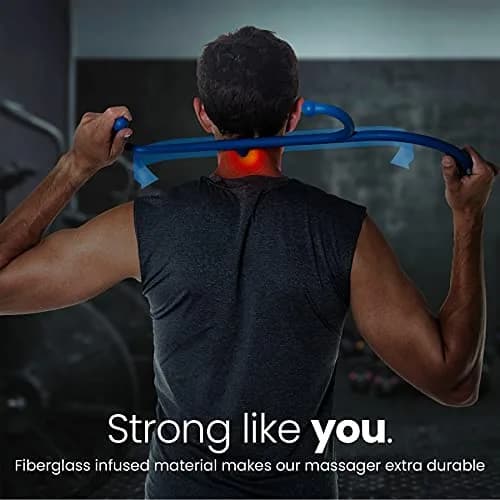 LiBa Deep Tissue Back Neck Massager Theracane with Trigger Point Tool for Pain Relief, Full Body Muscle Knots, 36.8cm (14.5") thumbnail 4