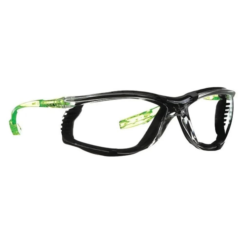 3M Solus CCS Safety Glasses with Anti-Fog Gasket | ANSI Z87+ High Impact Protection — SCCS01SGAF-GRN-F