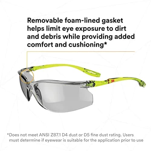 3M Solus CCS Series Safety Glasses with Anti-Fog Coating, Gray I/O Lens, 1 Pair | ANSI Z87 Certified UV Protection thumbnail 3