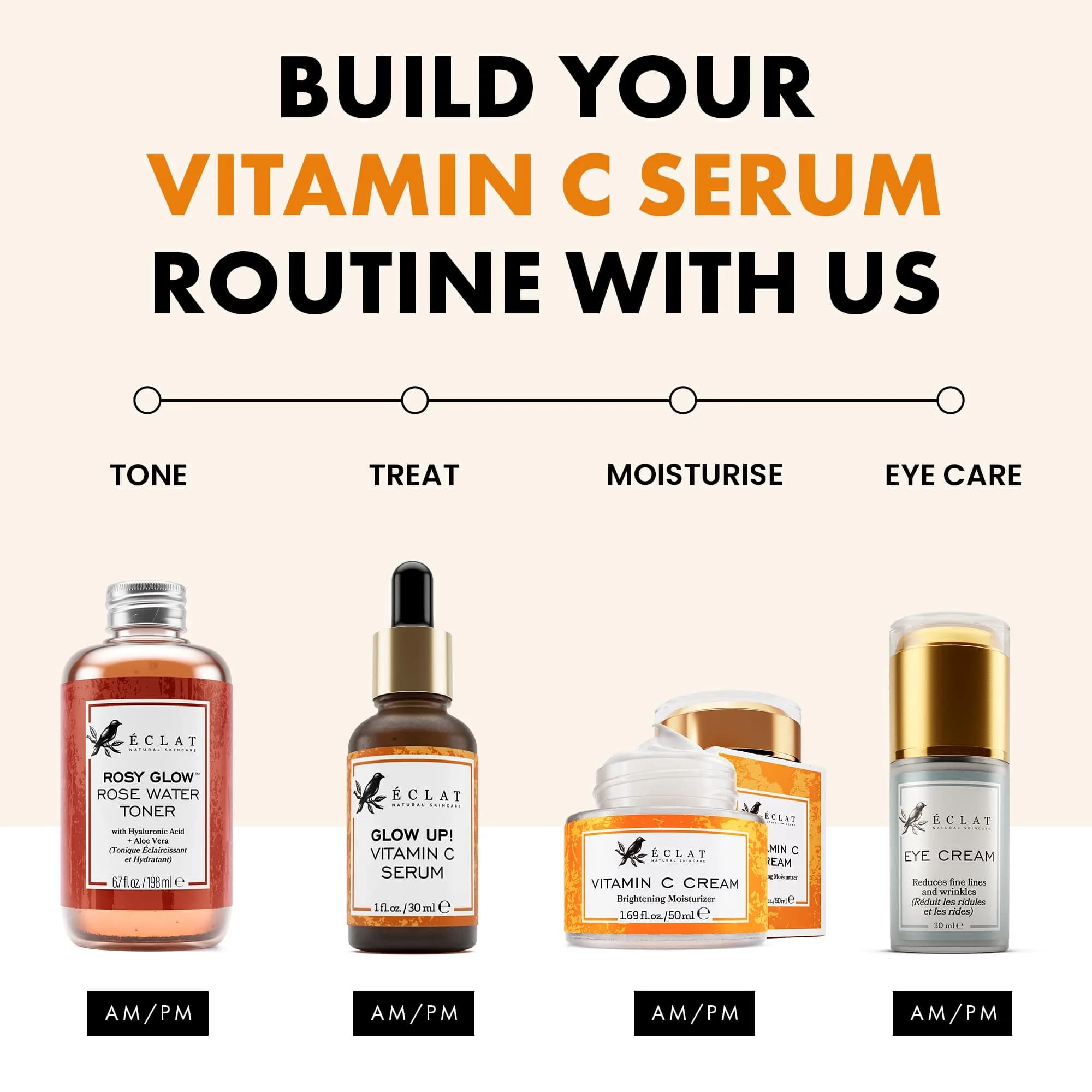 Eclat Skincare Vitamin C Serum 30ml (1 Fl Oz) | Brightens Skin & Reduces Dark Spots - view 6