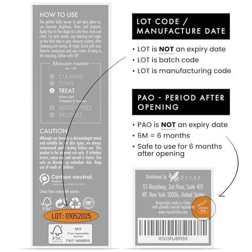 Eclat Skincare Vitamin C Serum 30ml (1 Fl Oz) | Brightens Skin & Reduces Dark Spots thumbnail 9