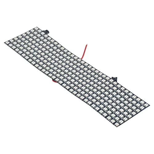 WESIRI 8x32 LED Matrix 256 Pixels WS2812B Full Color Panel | Individually Addressable, Flexible, DC5V thumbnail 2