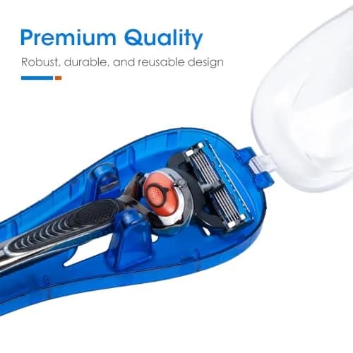 Nincha Manual Razor Travel Case Blue | Portable Razor Protector for Travel thumbnail 2