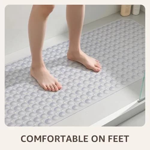 OTHWAY Non-Slip Bathtub Shower Mat 100cm x 40cm (35" x 16") | 198 Suction Cups for Secure Grip thumbnail 5