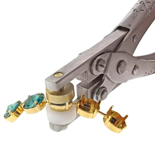 The Beadsmith Smart Setter Parallel Pliers with 6 Heads | Jewelry Making Tool for Gemstone Setting thumbnail 3