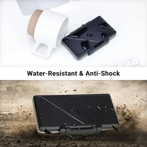 Kiorafoto 4-Slot M.2 NVMe SSD Case 130mm (5.1in) | Water-Resistant & Anti-Shock Protective Wallet Organizer thumbnail 4