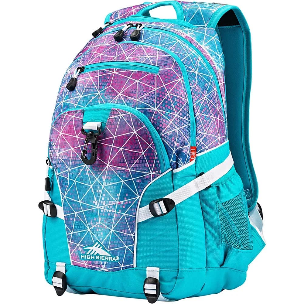 High Sierra Loop Backpack Travel & Work Bookbag with Tablet Sleeve | Unisex, 33L, Water-Resistant Polyester