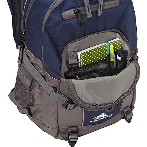 High Sierra Loop Backpack Travel & Work Bookbag with Tablet Sleeve | Unisex, 33L, Water-Resistant Polyester thumbnail 4