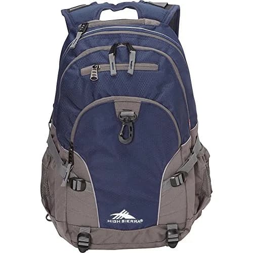 High Sierra Loop Backpack Travel & Work Bookbag with Tablet Sleeve | Unisex, 33L, Water-Resistant Polyester thumbnail 3