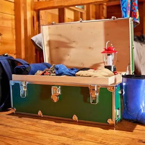 Rhino Trunk & Case Classic XL Storage Trunk with Wheels | Heavy-Duty, Water-Resistant, 165 Qt Capacity, Made in USA thumbnail 8