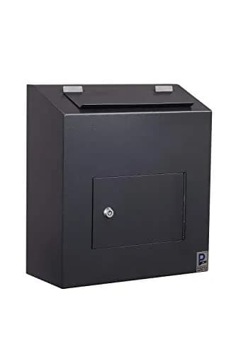 Protex Safe Co. Prescription Drugs Drop Box Black | Secure Medication & Cash Drop Solution thumbnail 1