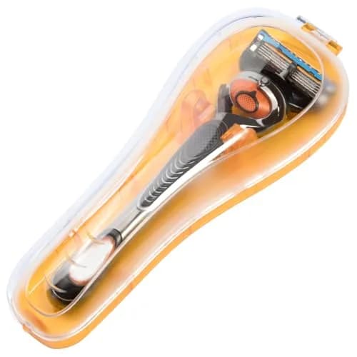 Nincha Manual Razor Travel Case Orange | Portable Plastic Razor Protector for Travel thumbnail 1