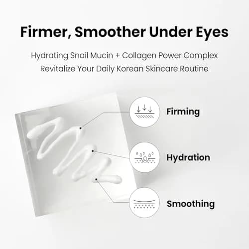 coxir Black Snail Collagen Eye Cream, Niacinamide, 30ml | Deep Hydration & Brightening for All Skin Types thumbnail 6