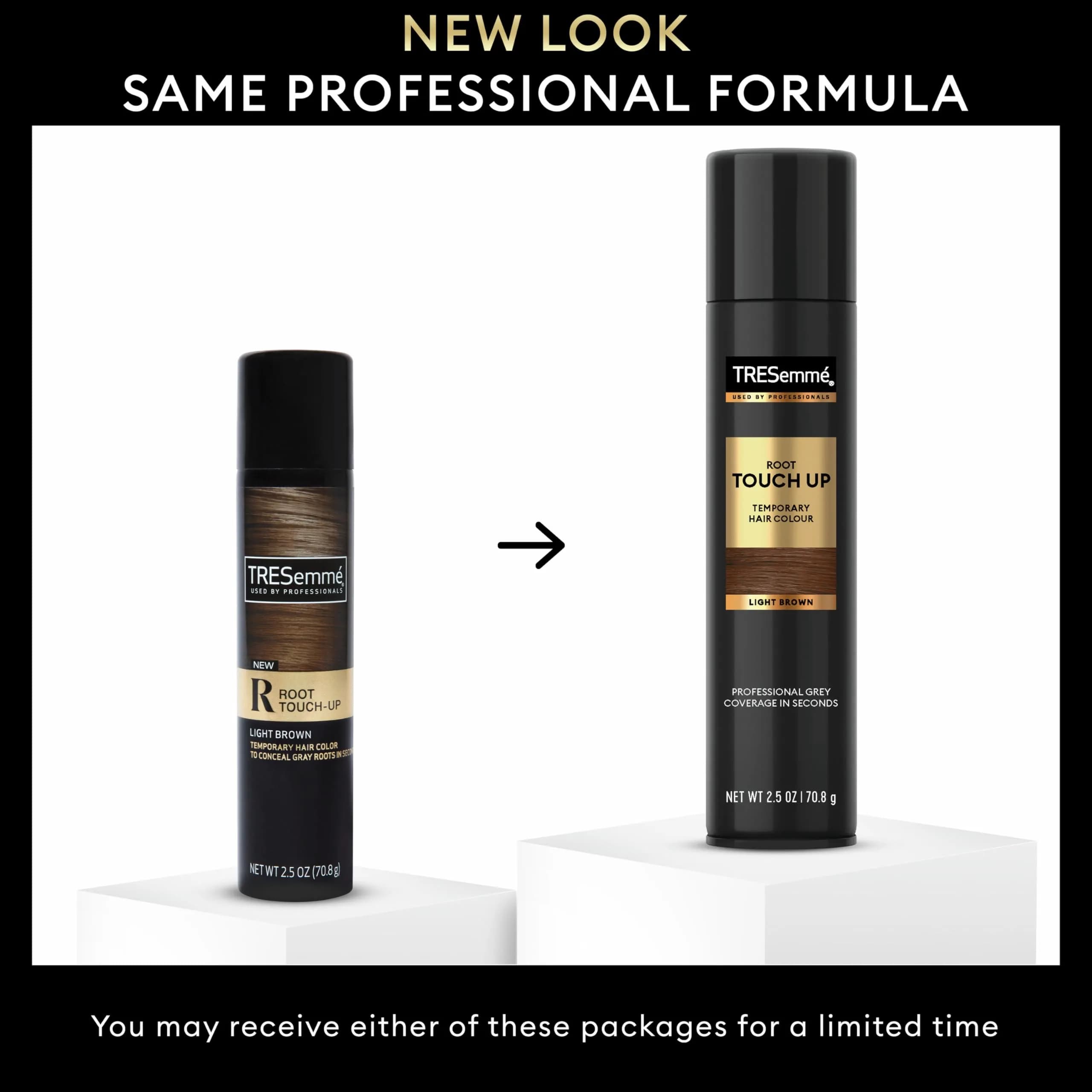 TRESemmé Root Touch-Up Spray Light Brown Hair Temporary Hair Color 70.9g (2.5 oz) | Ammonia-Free, Peroxide-Free Root Cover Up - view 3