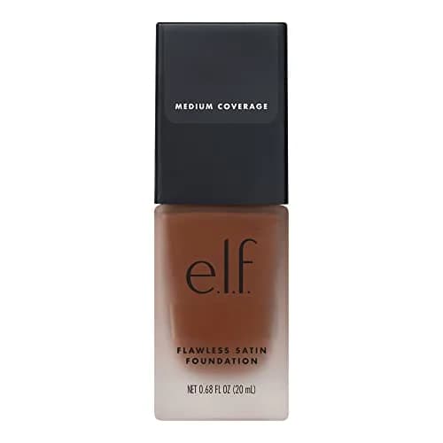 e.l.f. Flawless Satin Foundation Lightweight & Medium Coverage Mocha 20ml (0.68 Fl Oz) | Semi-Matte Finish thumbnail 4