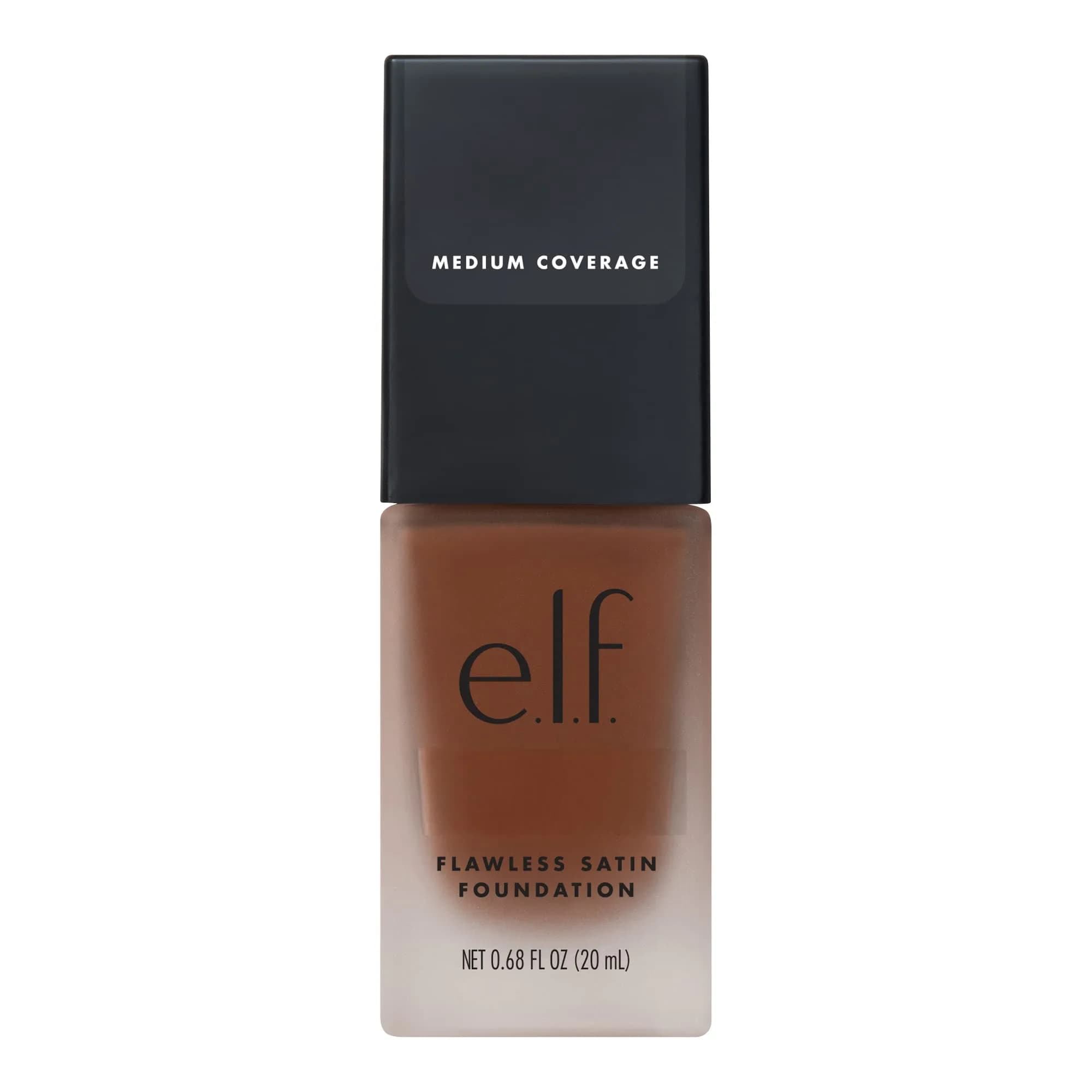 e.l.f. Flawless Satin Foundation Lightweight & Medium Coverage Mocha 20ml (0.68 Fl Oz) | Semi-Matte Finish - view 4