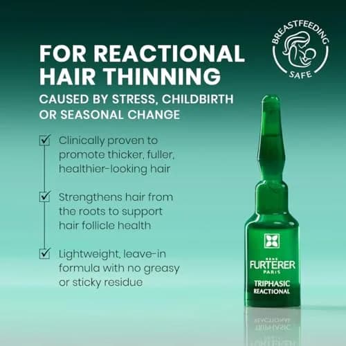 René Furterer Triphasic Reactional Hair Thickening Serum, 1.92 Fl Oz | Supports Hair Vitality & Thinning thumbnail 2
