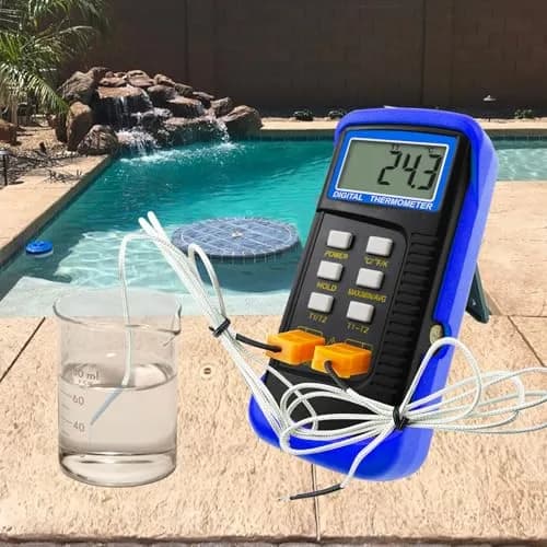 Gain Express Dual Channel K-Type Thermocouple Thermometer -50~1300°C (-58~2372°F) | HVAC Temperature Meter with 4 Probes thumbnail 4