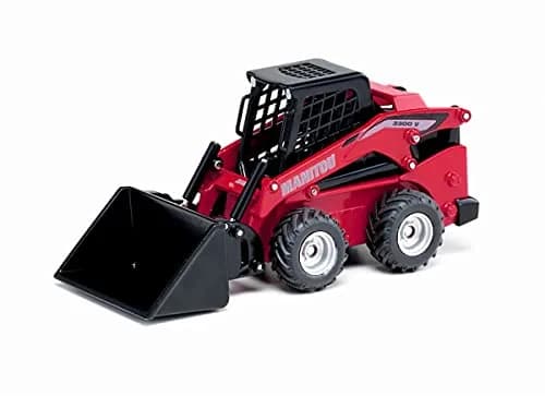 Siku Farmer Manitou 3300V Skid Steer Loader, Red | 1/32 Scale Construction Vehicle for Kids thumbnail 1