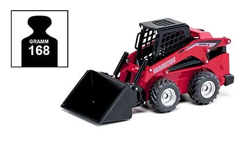 Siku Farmer Manitou 3300V Skid Steer Loader, Red | 1/32 Scale Construction Vehicle for Kids thumbnail 5