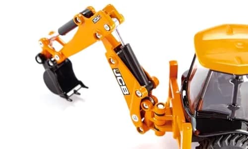 Siku JCB 4CX Backhoe Loader 1:50 Scale Metal/Plastic Yellow | Functional Diecast Toy for Collectors and Kids thumbnail 4