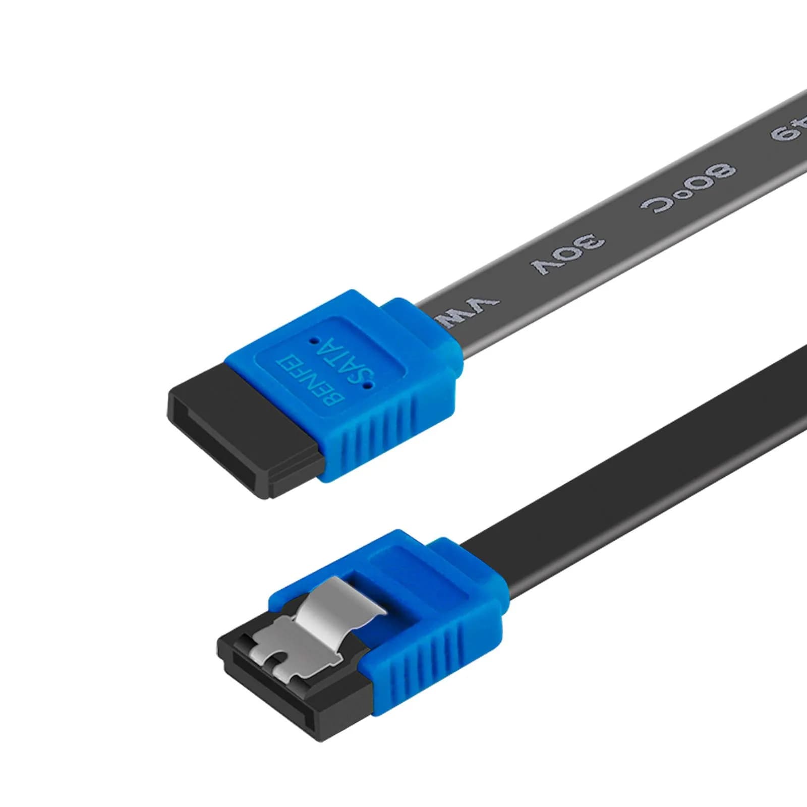 BENFEI SATA Cable III 18 Inch Blue | 6Gbps Data Transfer with Locking Latch