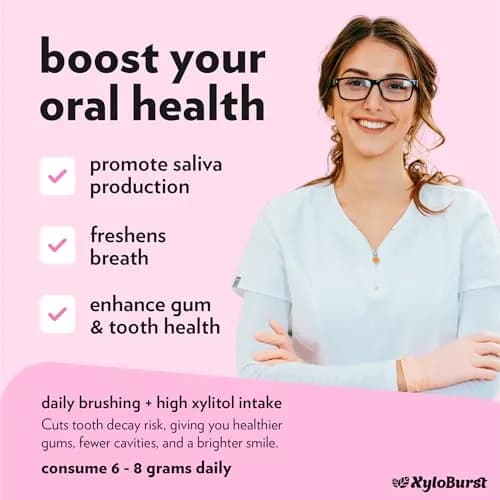 Xyloburst Chewing Gum | Sugar Free, Gluten Free, Keto Friendly | 3x100 Pieces | Oral Health Support thumbnail 4