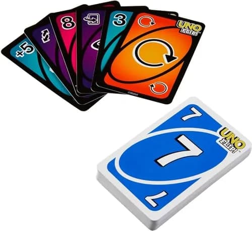 Mattel Games UNO FLIP! Card Game with Storage Tin | Color Blind Accessible Deck for Kids & Adults (112 Cards) thumbnail 5