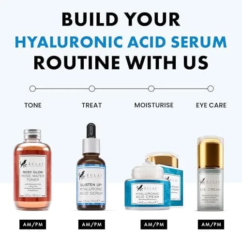 Eclat Skincare Hydrating Hyaluronic Acid Serum 30ml (1 Fl Oz) | Plumps & Smoothes Dry Skin thumbnail 6