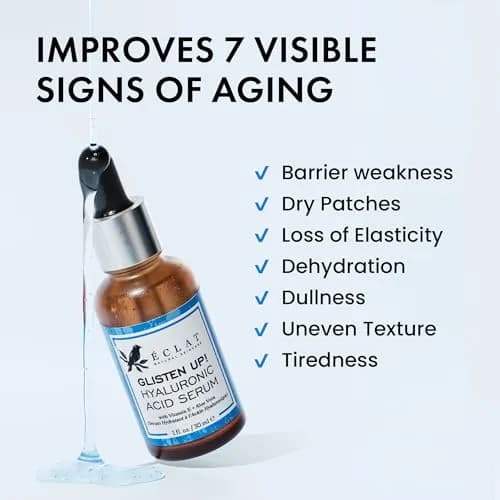Eclat Skincare Hydrating Hyaluronic Acid Serum 30ml (1 Fl Oz) | Plumps & Smoothes Dry Skin thumbnail 3