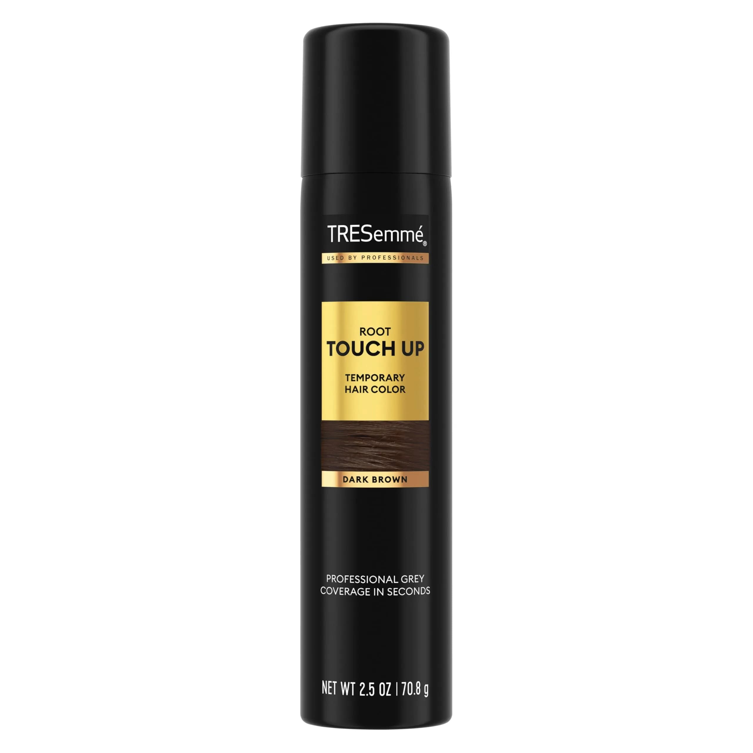 TRESemmé Root Touch-Up Spray Dark Brown 156 g (5.5 oz) | Ammonia-Free Gray Coverage — 2.5 Ounce