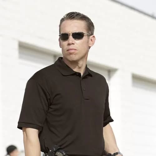 Propper Short Sleeve Uniform Polo, Brown, 5X Large | Classic Work Polo for Uniformed Teams thumbnail 3