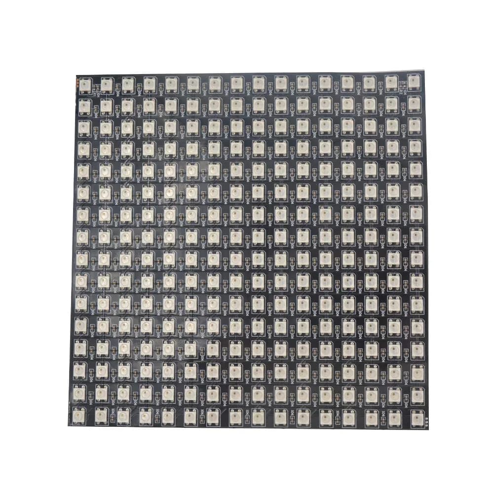 WESIRI 8x32 LED Matrix 256 Pixels WS2812B Full Color Panel | Individually Addressable, Flexible, DC5V — Black