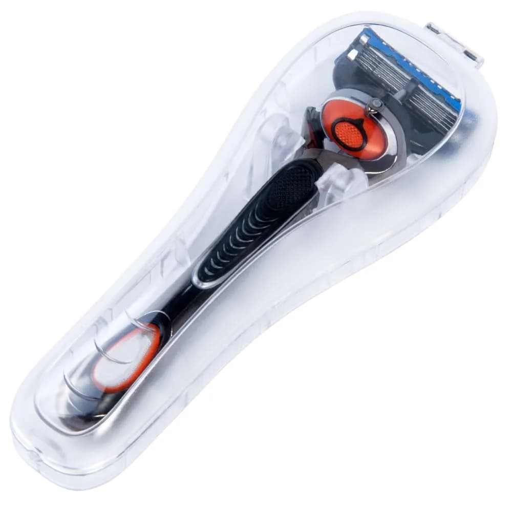 Nincha Portable Manual Razor Travel Case Transparent | Protects Razor & Keeps it Dry