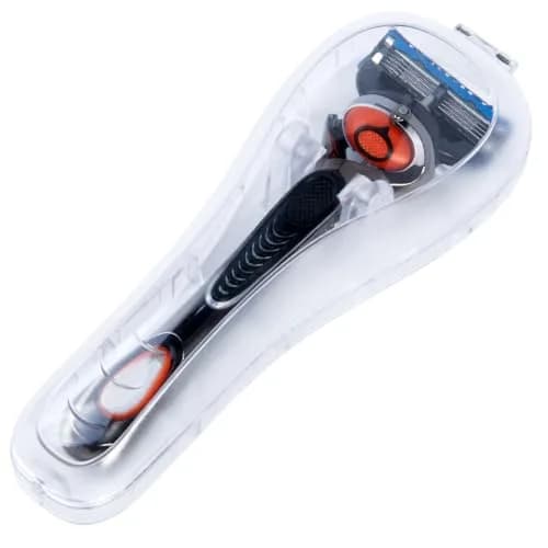 Nincha Portable Manual Razor Travel Case Transparent | Protects Razor & Keeps it Dry thumbnail 1