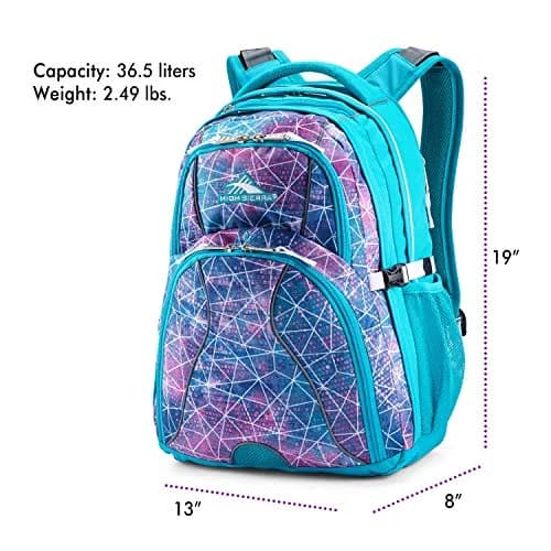 High Sierra Swerve Laptop Backpack 36.5L (19 x 13 x 7.75-Inch) | Padded 17-Inch Laptop Compartment & Tablet Sleeve thumbnail 5