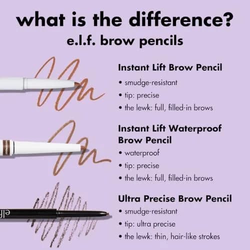 e.l.f. Instant Lift Brow Pencil Blonde 0.2g (0.006 Oz) | Dual-Sided Precision with Spoolie thumbnail 6