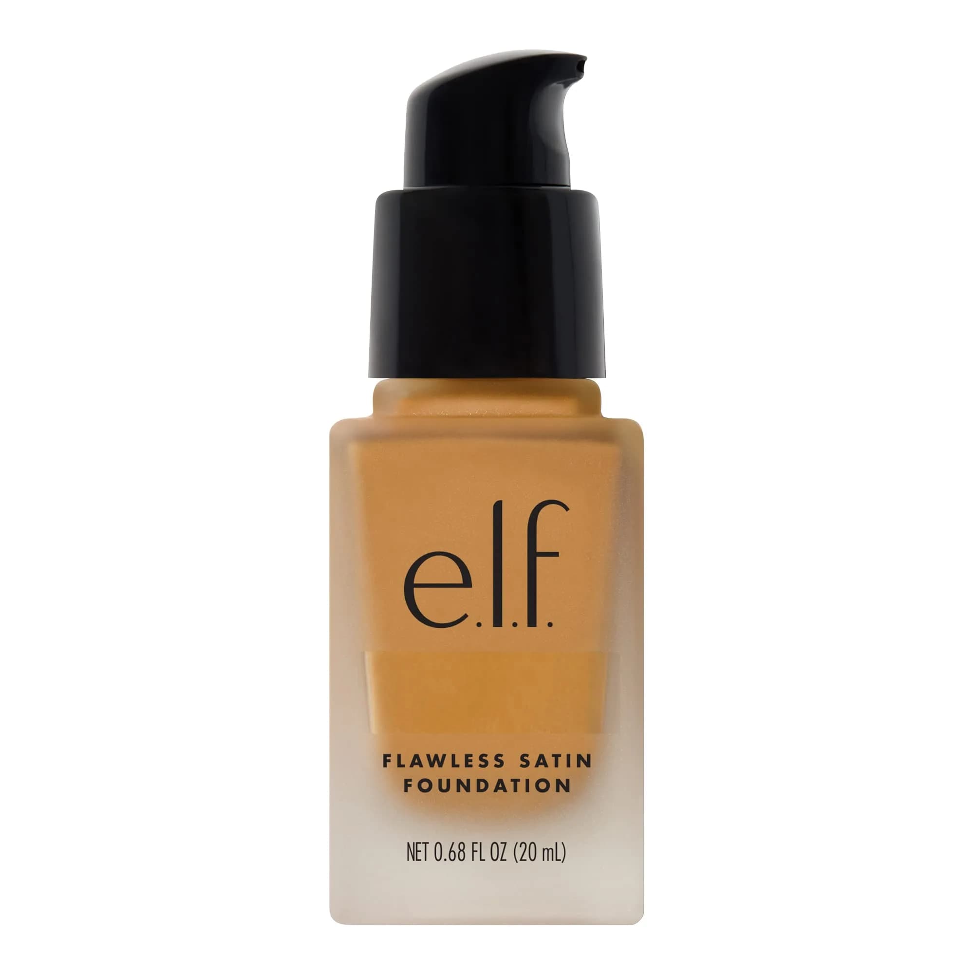 e.l.f. Flawless Satin Foundation, Almond, 20ml (0.68 Fl Oz) | Lightweight Medium Coverage — Almond